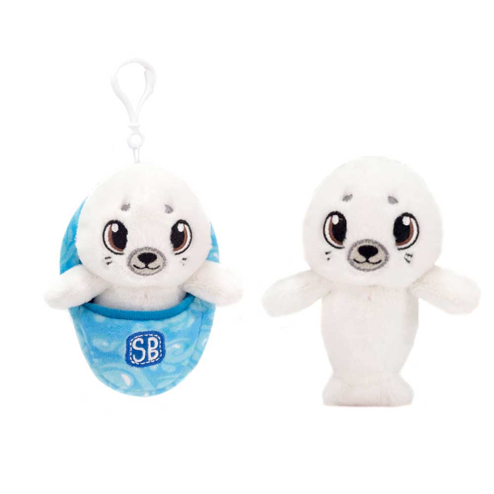 SWADDLE BABIES KC - 4.5IN SEAL KEYCLIP