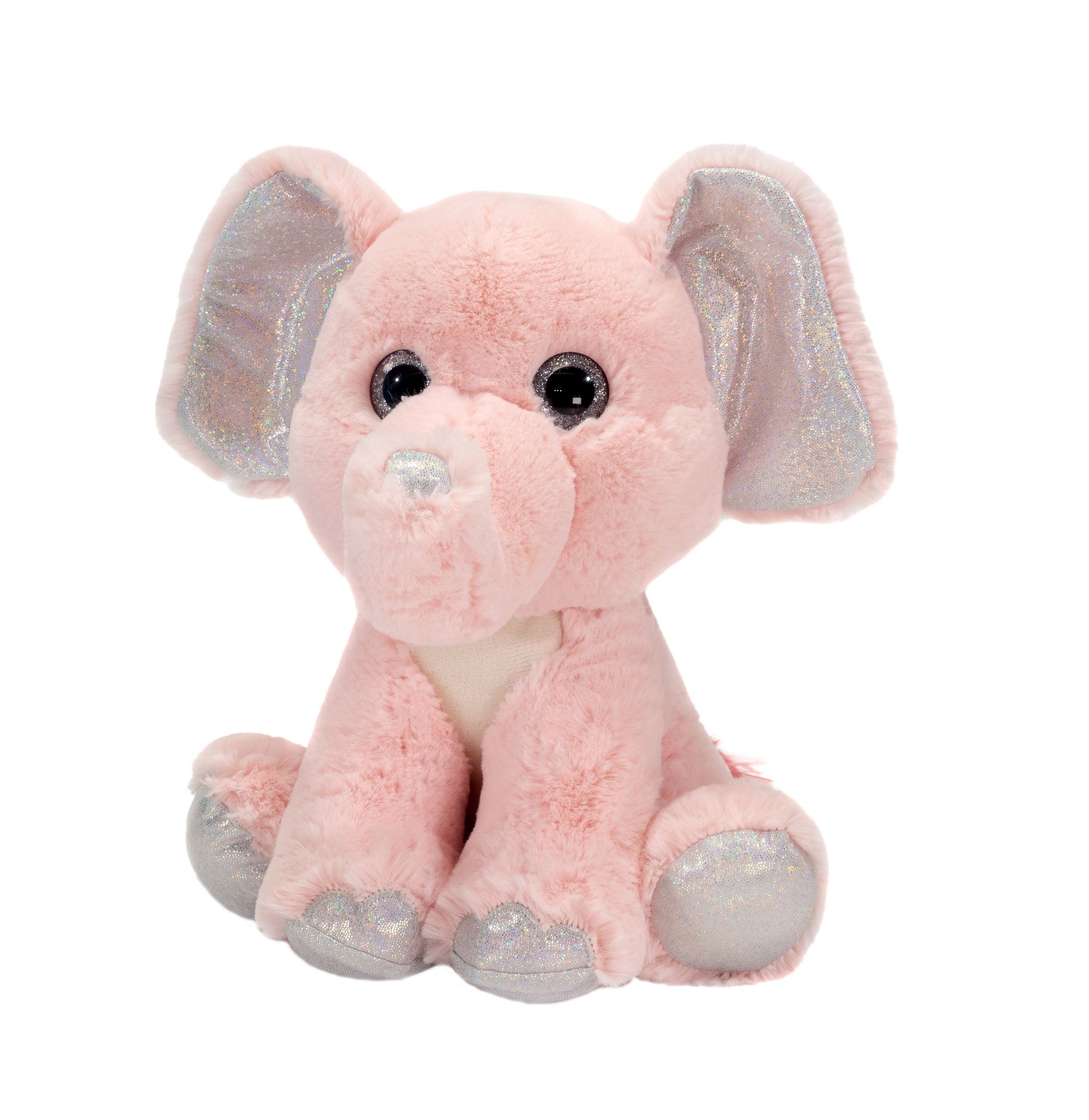 COTTON CANDY CUTIES - 10IN ELEPHANTS PINK OR TURQUOISE