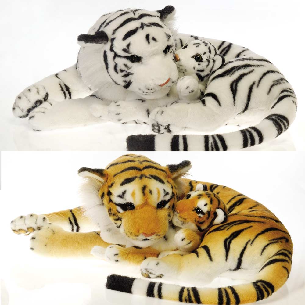18" Tiger Mom & Baby