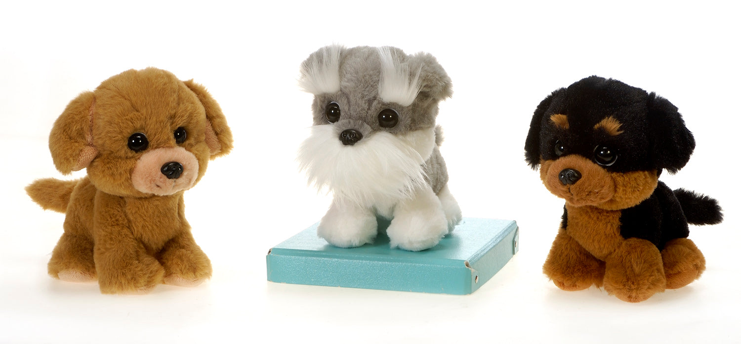 7" Floppy Beanbag Dogs