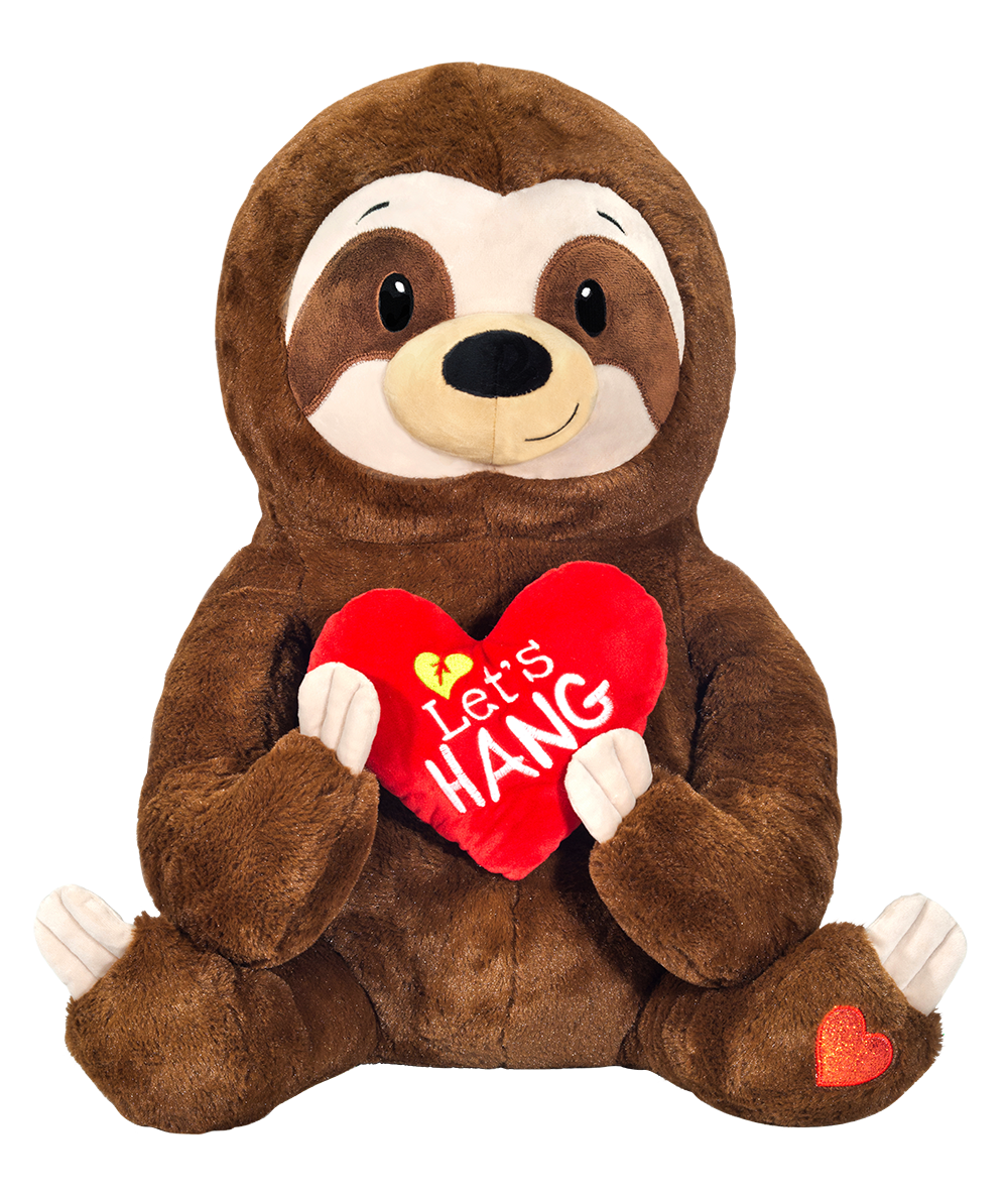 21" Sloth with Heart