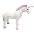 RIDEABLE - 35IN UNICORN WITH PURPLE TRIM