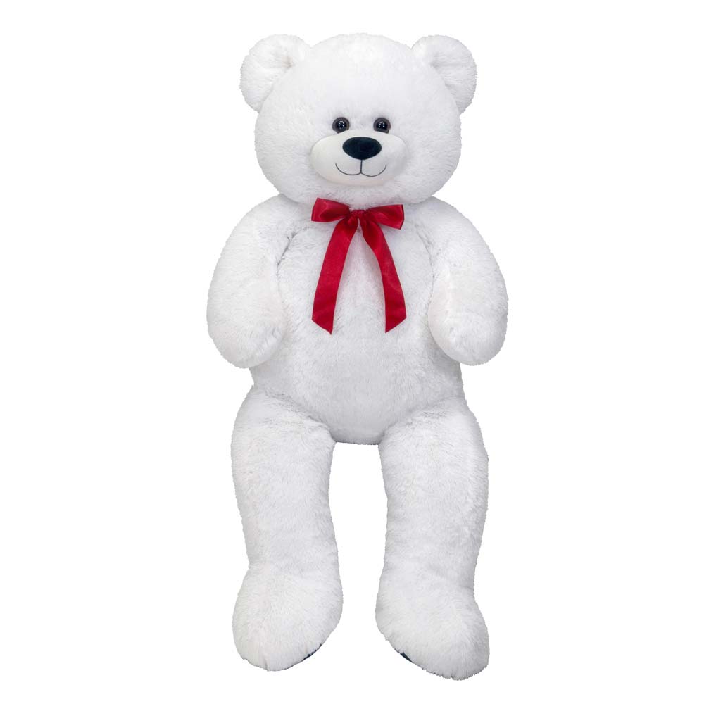 34IN H WHITE CUDDLE BEAR