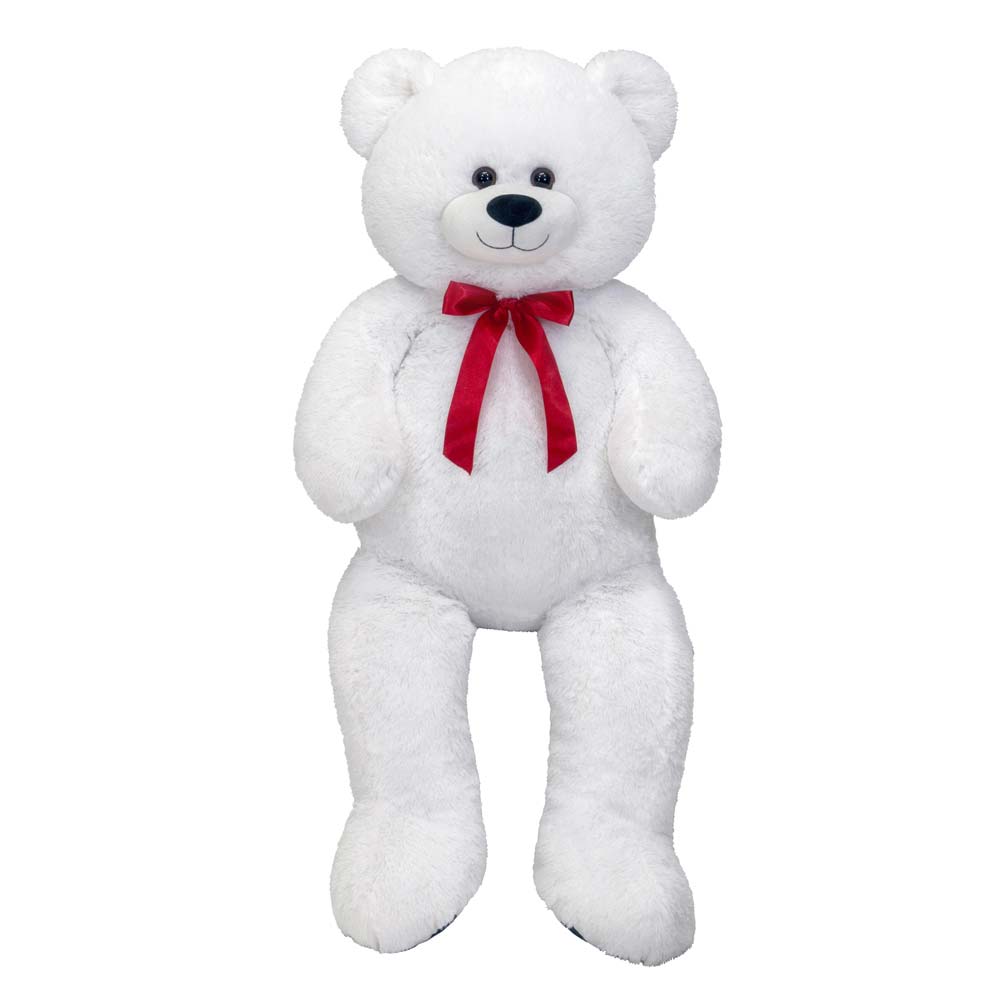 34IN H WHITE CUDDLE BEAR