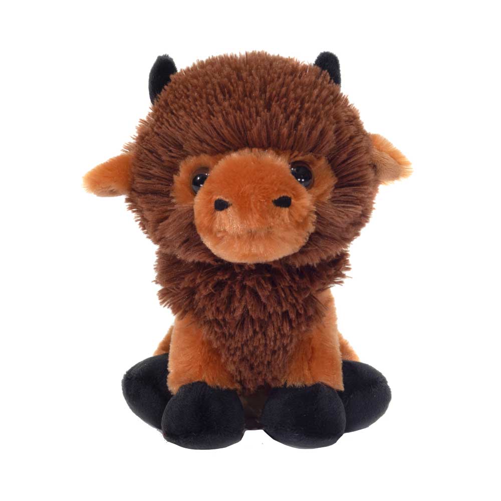 11IN SITTING HIGHLAND COW IN XMAS HAT - Fiesta Toy