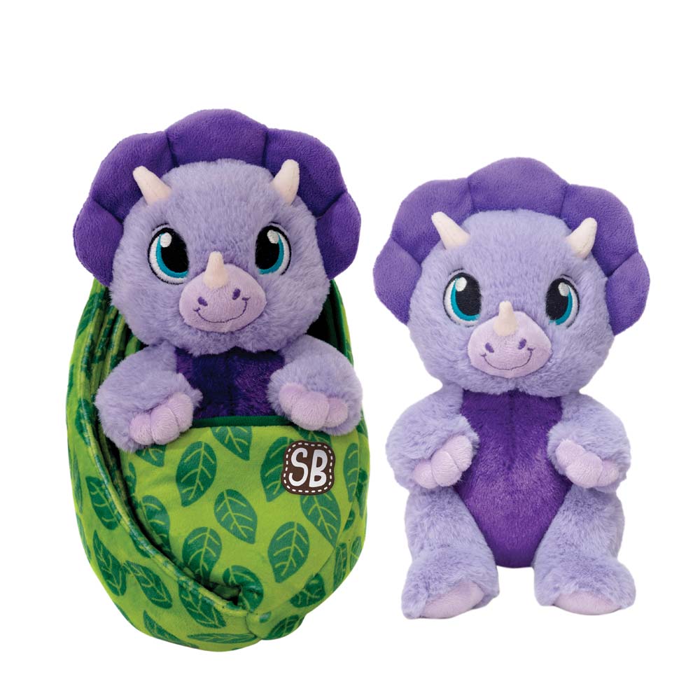 Swaddle Babies 9.5IN Cuddle Triceratops