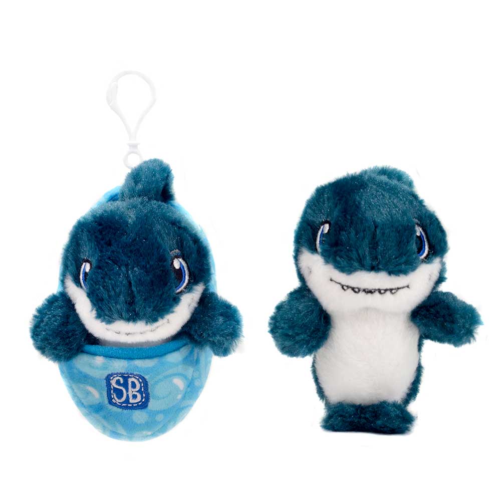 SWADDLE BABIES KC - 4.5IN SHARK KEYCLIP