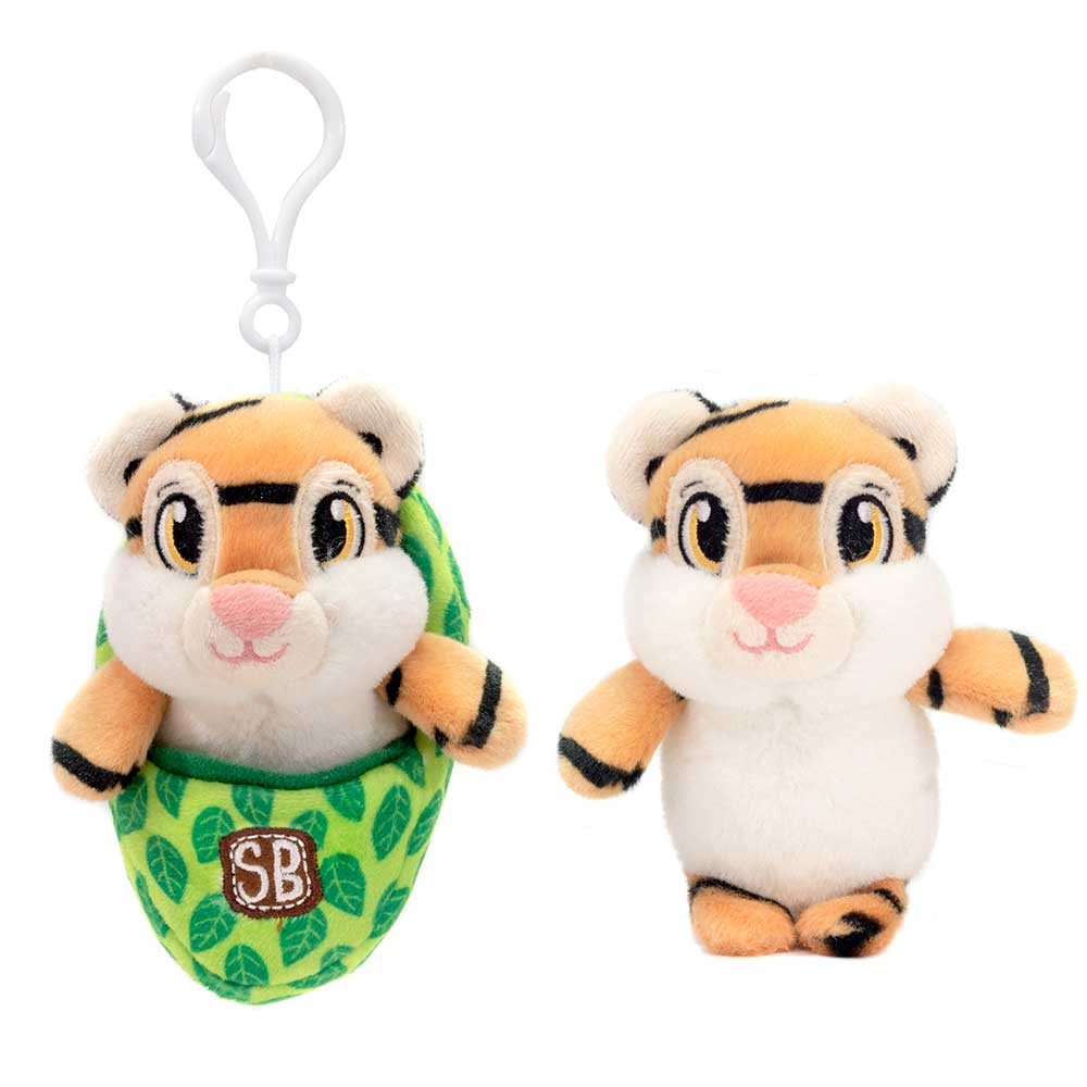 POCKET SWADDLES - 4.5IN TIGER KEYCLIP