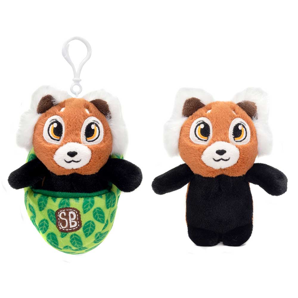 POCKET SWADDLES - 4.5IN RED PANDA KEYCLIP