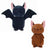 HUGGY HUGGABLES - 12.5IN 2 ASST. BATS - BLACK OR BROWN