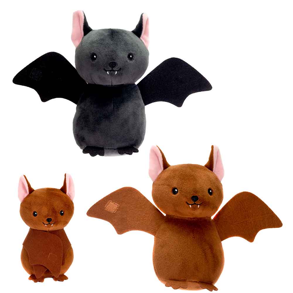 POCKET HUGGABLES - 6in Bats-Black or Brown