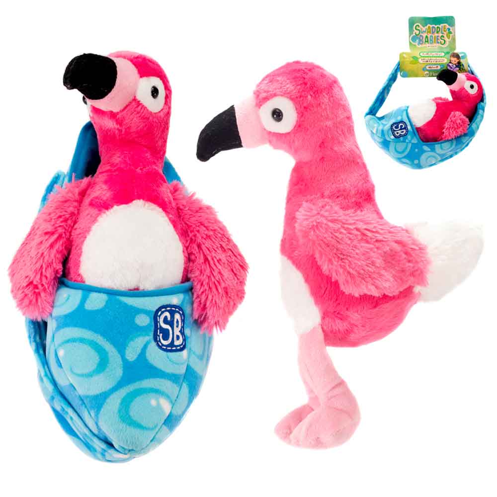 Swaddle Babies 11IN Cuddle Flamingo