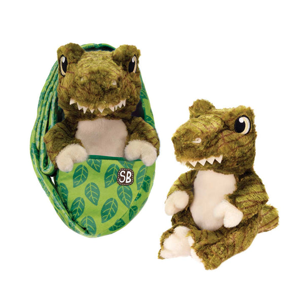 SWADDLE BABIES 9.5IN CUDDLE TREX Fiesta Toy