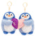 Besties – Blue Penguins with Magnet Heart 5.5IN