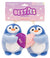 BESTIES - 5.5IN H BLUE PENGUINS WITH MAGNET HEART