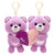 BESTIES - 5IN H BEARS WITH MAGNET HEART