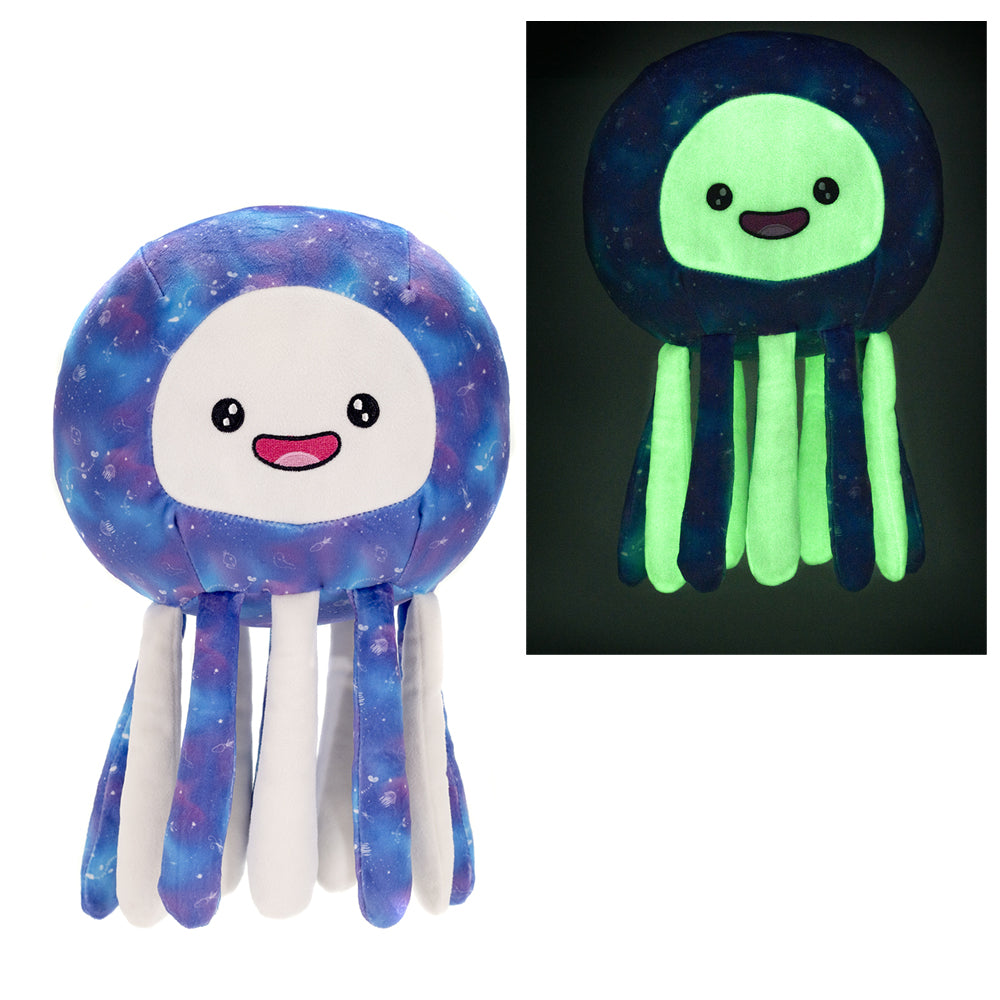 SNUGGLIES LUMINESCENT - 11IN H JELLYFISH WITH J HOOK