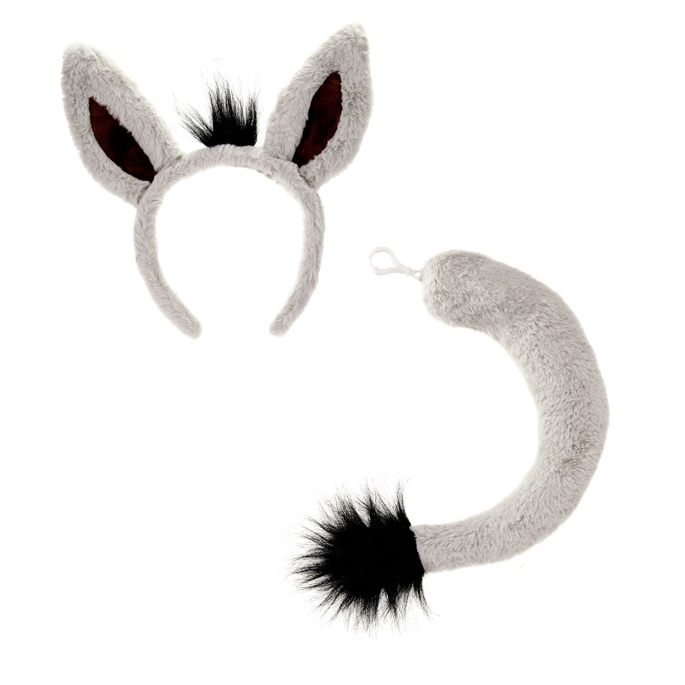 DONKEY HEADBAND AND TAIL
