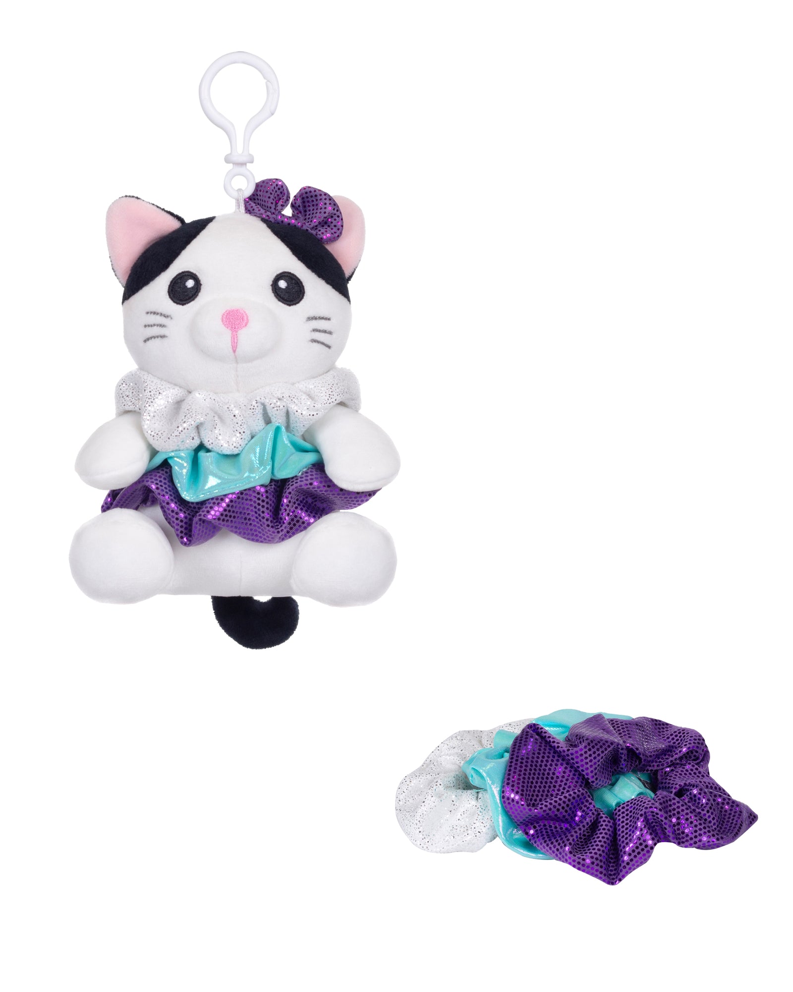 SCRUNCH BUNCH - 6IN Cat Keyclip