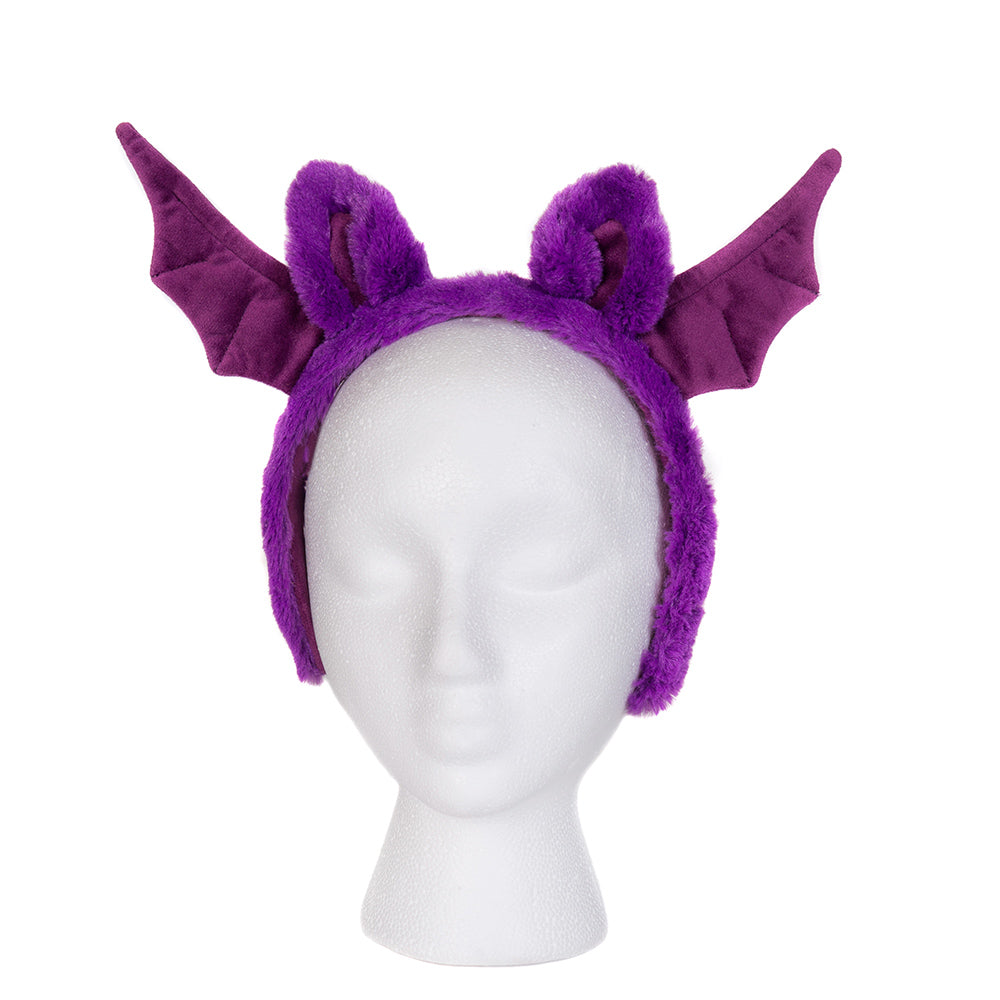 Purple Bat Headband