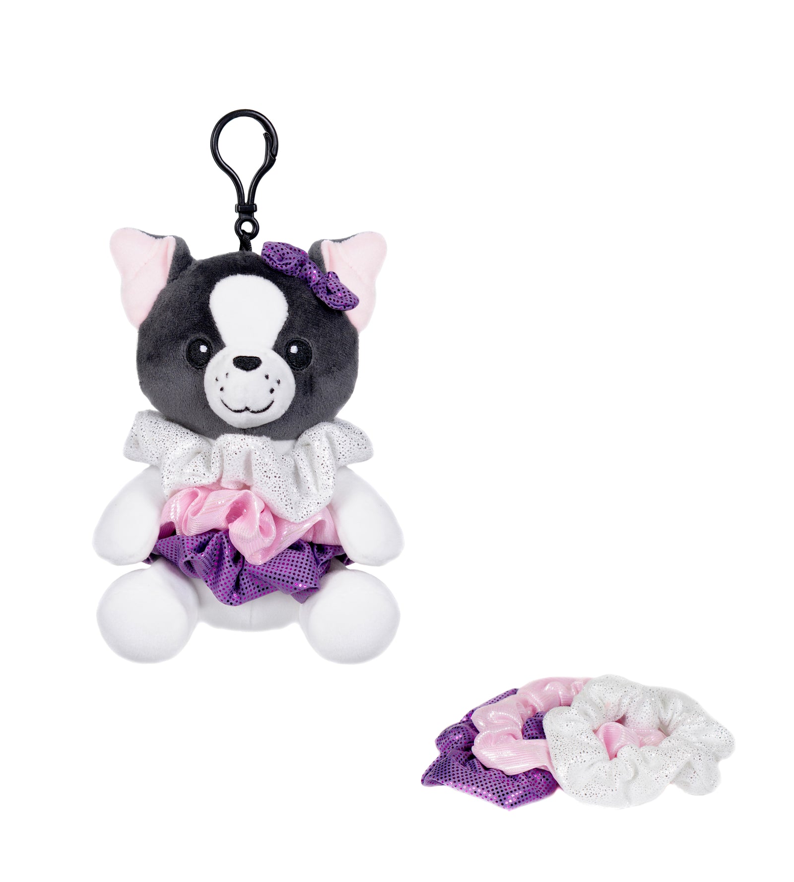 SCRUNCH BUNCH - 6IN French Bulldog Keyclip