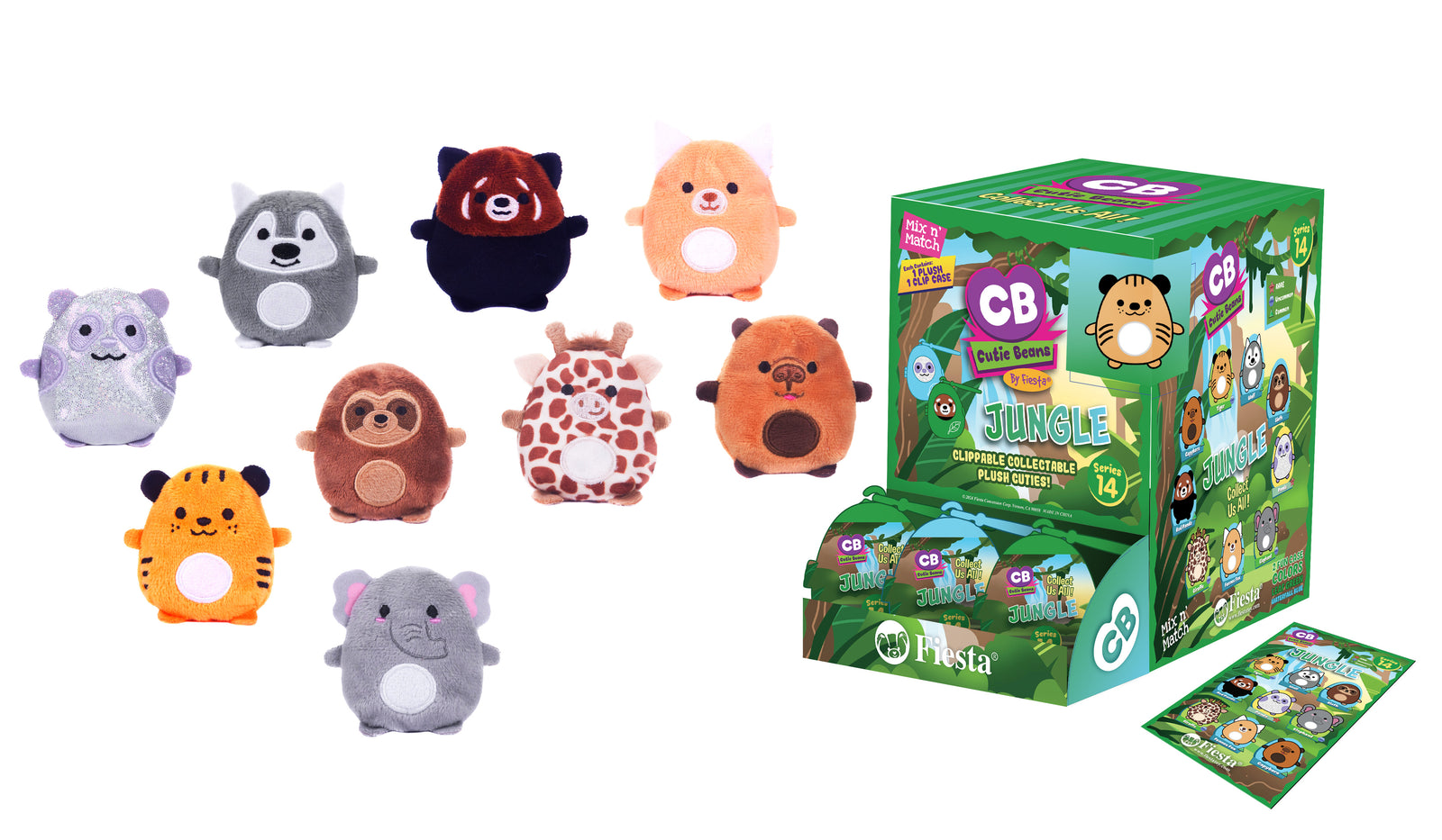 Cutie Beans - 3" Jungle Animals Series 14