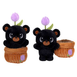 Root Cuties 'Blue Bell' - 7" Black Bear