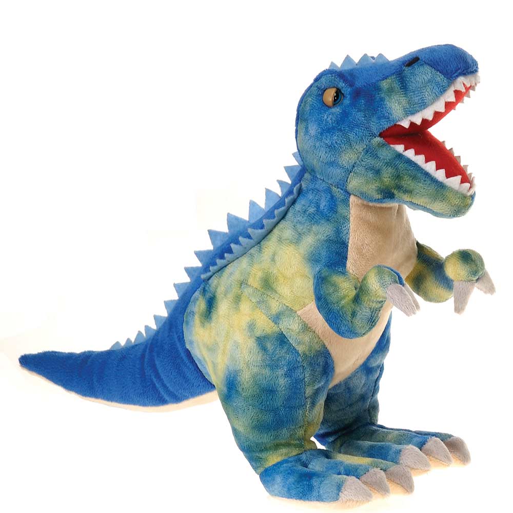 19IN BLUE T-REX WITH PICTURE HT