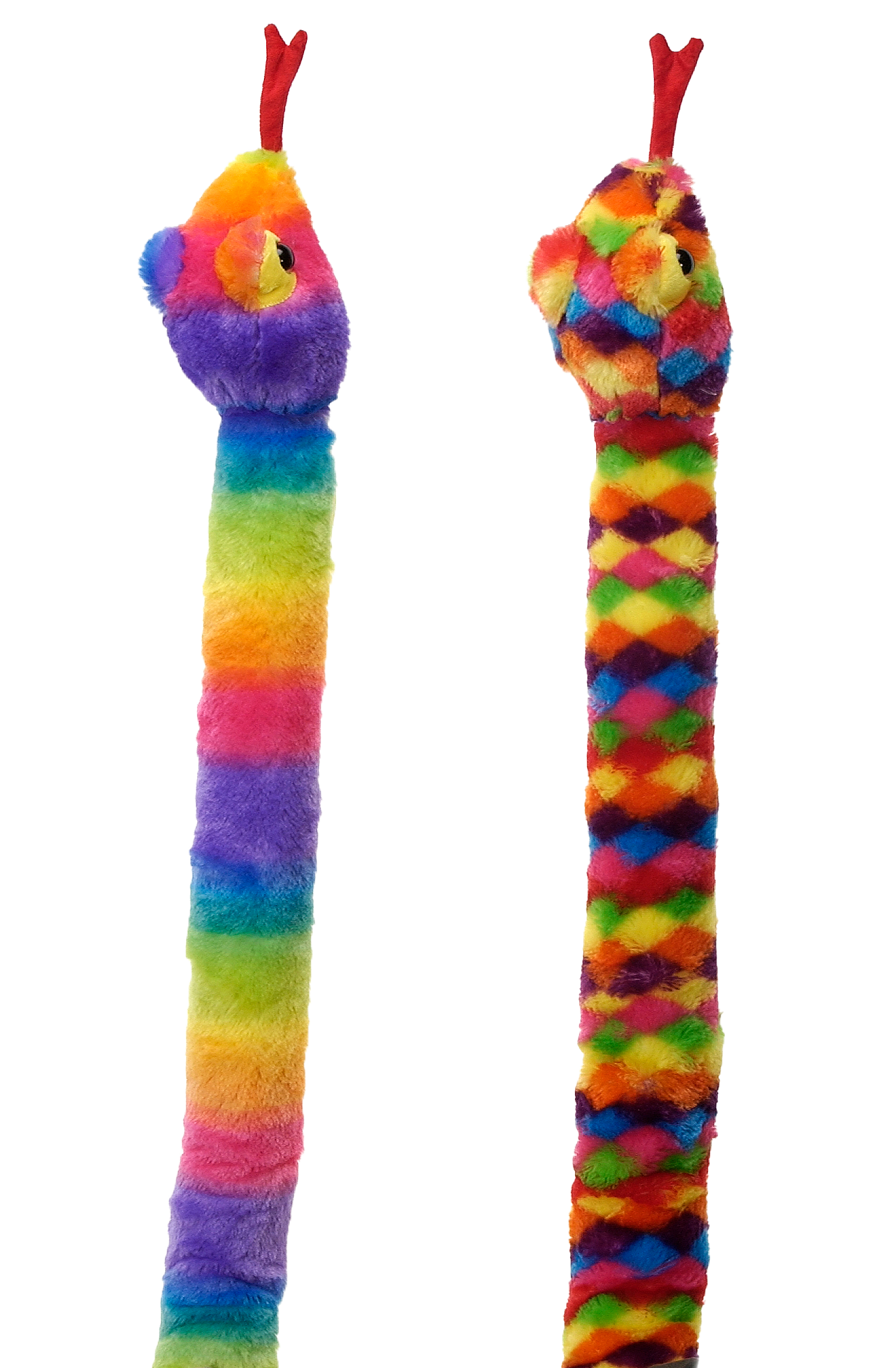62IN 2 ASST RAINBOW OR DIAMOND PRINT SNAKES