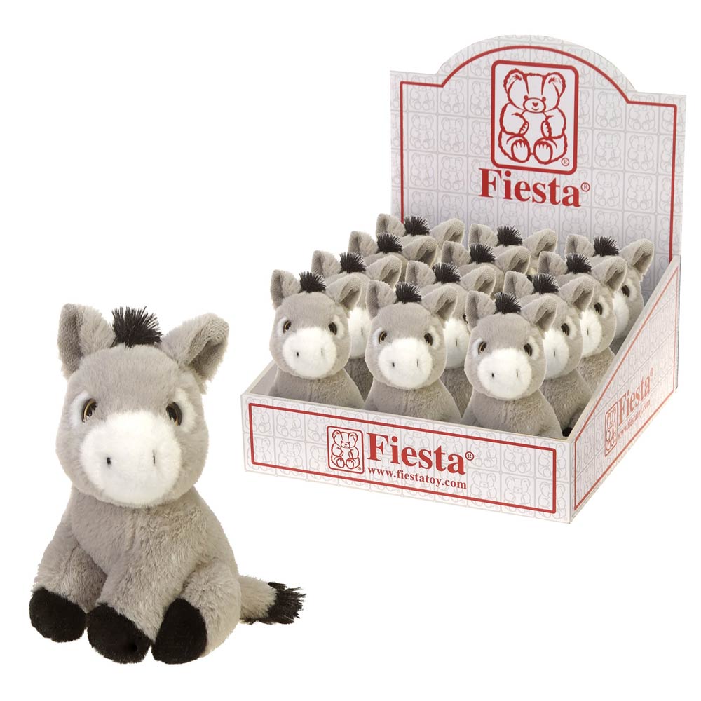 6IN BB GREY SITTING DONKEY - 1 pc