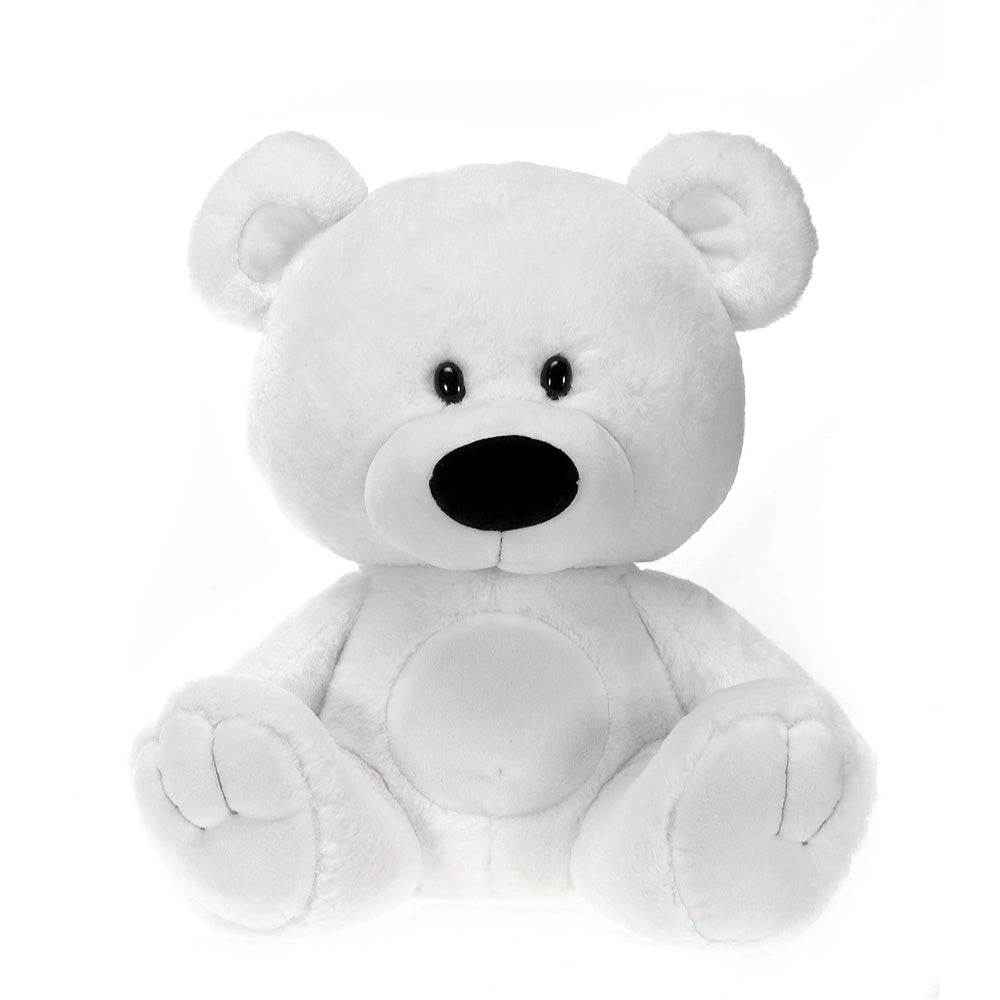 SIGNATURE BEAR - 15IN WHITE SITTING BEAR