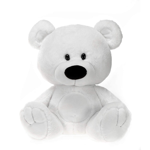 SIGNATURE BEAR - 15IN WHITE SITTING BEAR - Fiesta Toy