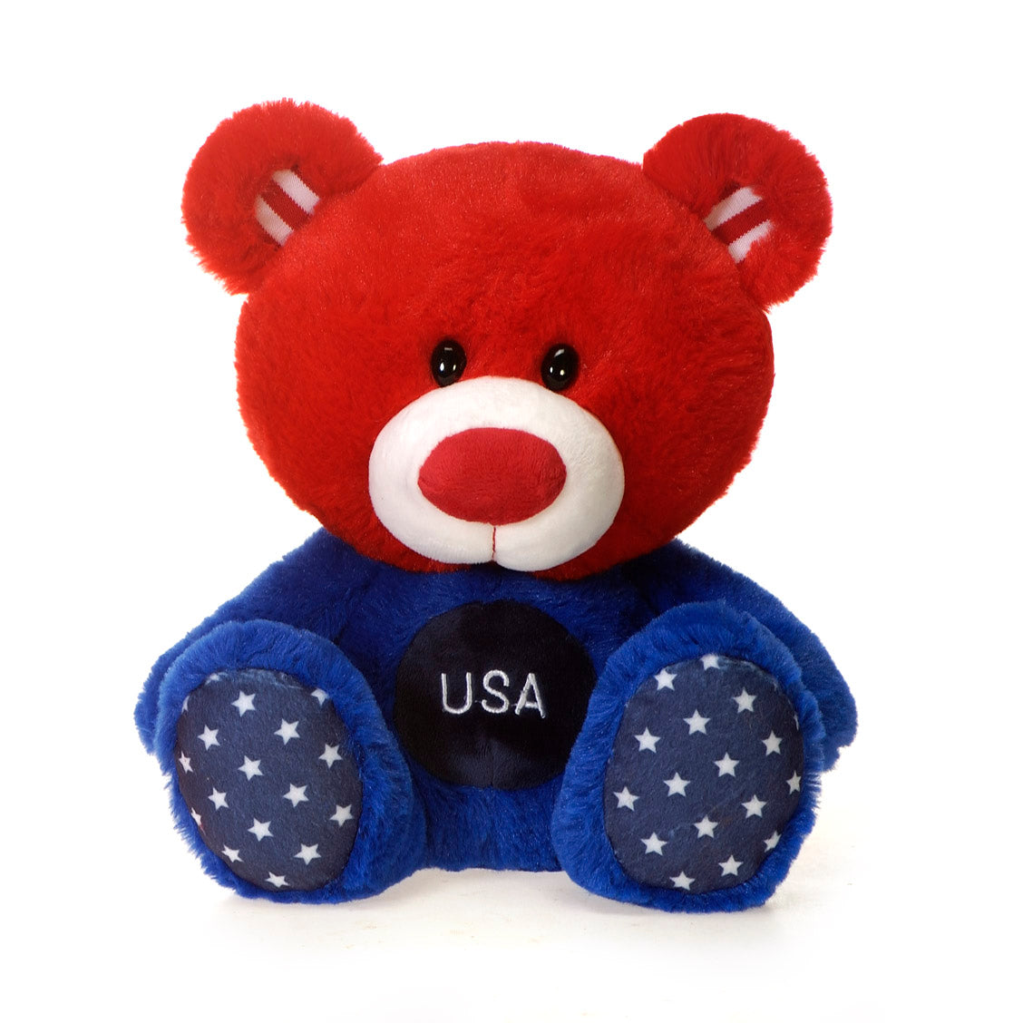 SIGNATURE BEAR - 9.5IN USA BEAR WITH USA EMB. ON BELLY