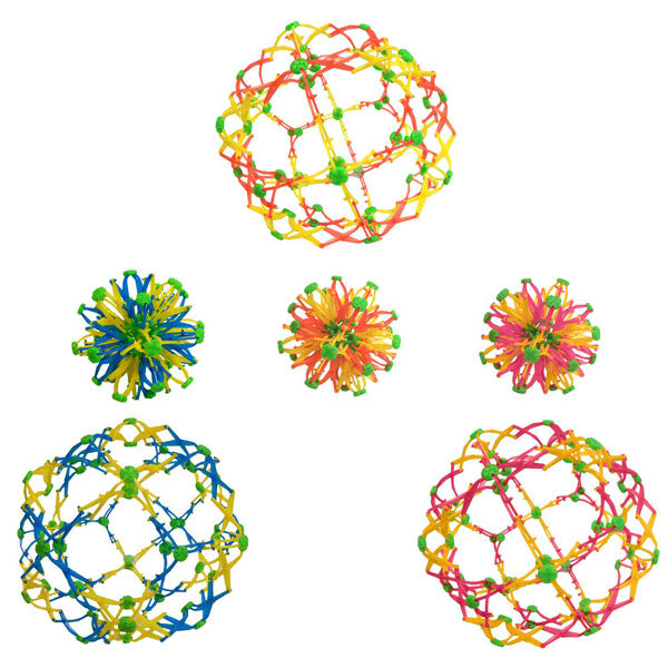 HOBERMAN SPHERE - 6.7IN X 13.4IN 3 ASST. SPHERE BALLS