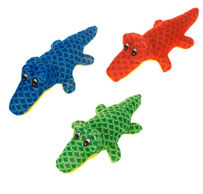 11.5IN 3 ASST. GATORS-orange, blue or green