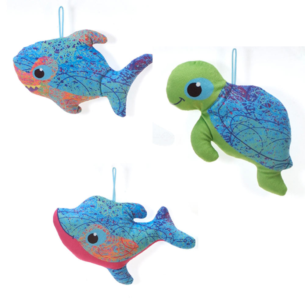 5IN 3 ASST. SCRIBBLEEZ SEALIFE ANIMALS