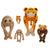 NOODLEZ - 15IN JUNGLE ANIMALS-SLOTH, TIGER, OR RED PANDA