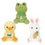 8” Sitting Bunny, Duck & Frog