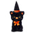 13IN BB BLACK CAT WITH WITCH HAT
