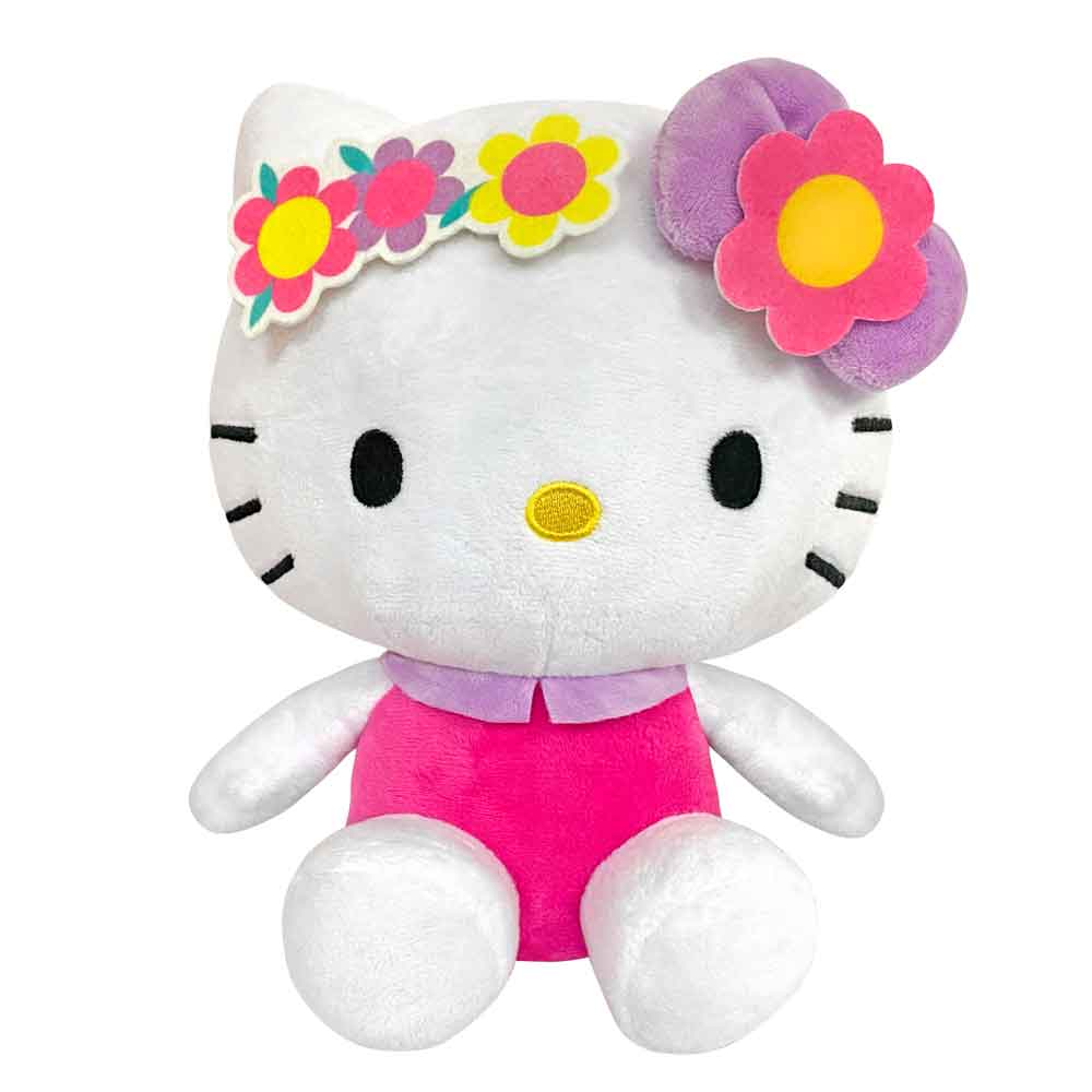 hello Kitty country 可愛いぬいぐるみ 花柄衣装付き ぬいぐるみ
