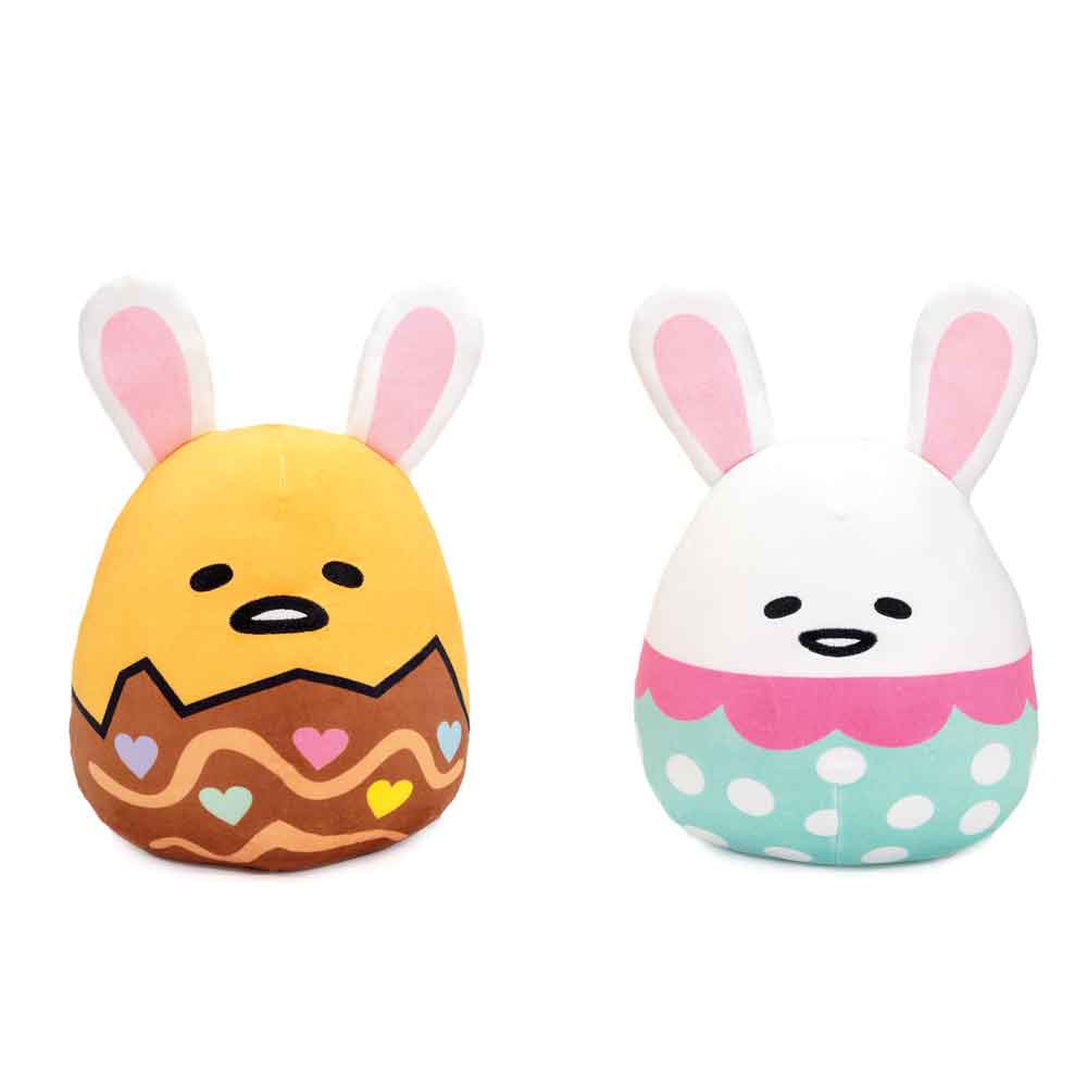 GUDETAMA - 8.5IN 2ASST. EASTER EGGS WHITE OR YELLOW