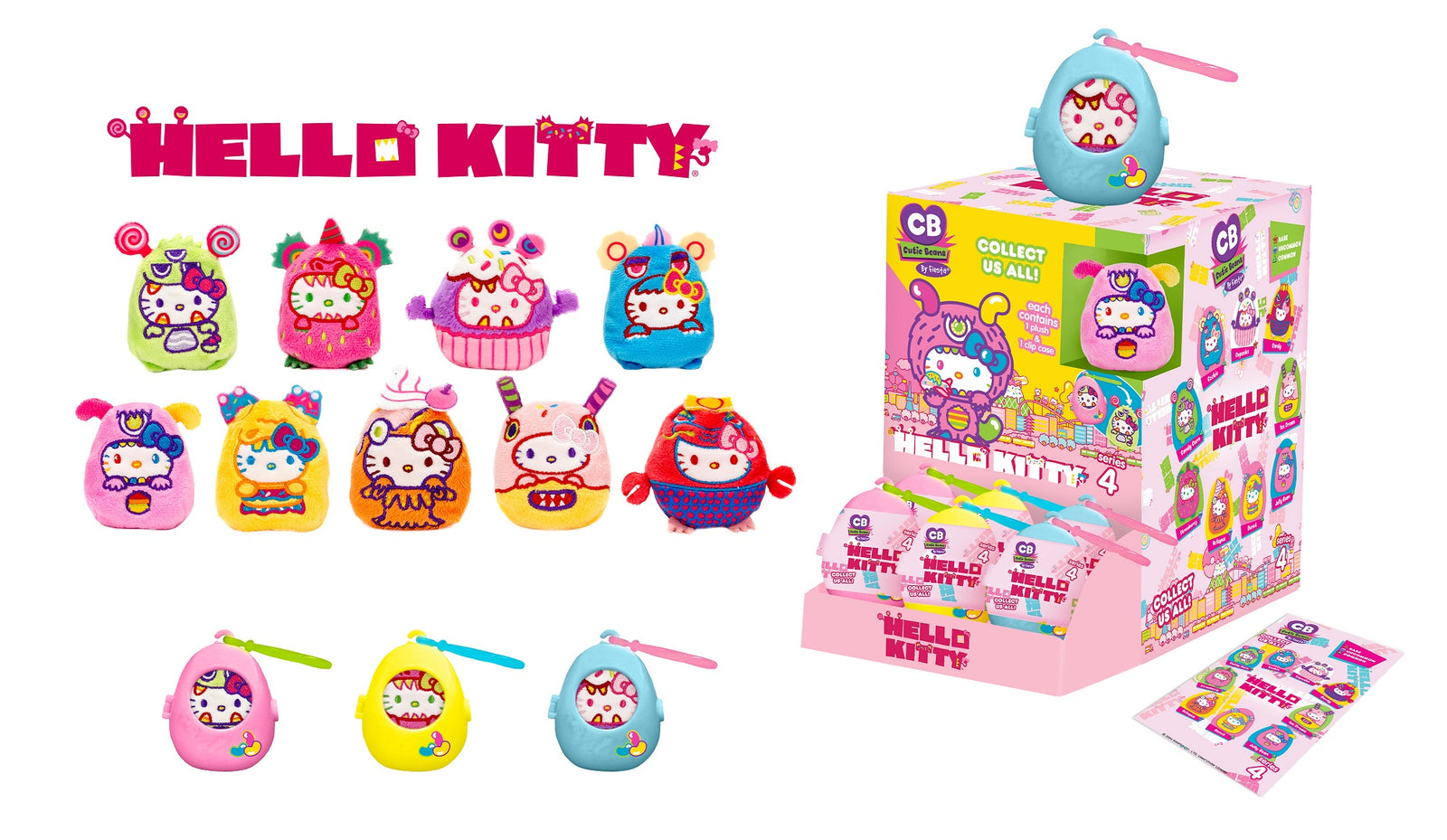 Cutie Beans - 3" Sweet Kaiju Hello Kitty