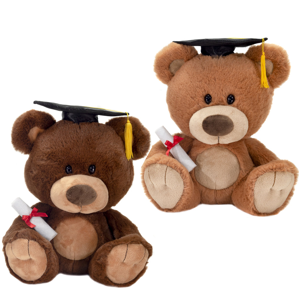 10IN 2ASST. GRAD. SIGNATURE BEARS  TAN BRN