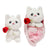 SWADDLE BABIES - 8.5IN CAT HOLDING FLOWER IN SLING