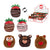 REVERSIBLE - 4.5IN 3ASST ANIMALS/STRAWBERRIES  - MONKEY, SLOTH AND BEAR W/PDQ - 24PCS PER PDQ