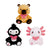 Valentines Sitting Animals with Bow - 9.5" (Sold separately)