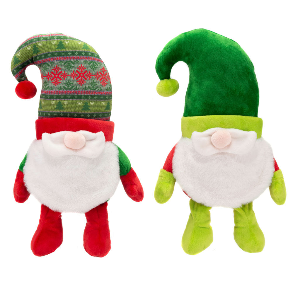 12IN 2 ASST. XMAS GNOMES-RED OR GREEN