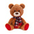 PROMO - 22.5IN BEAR WITH PLAID SCARF