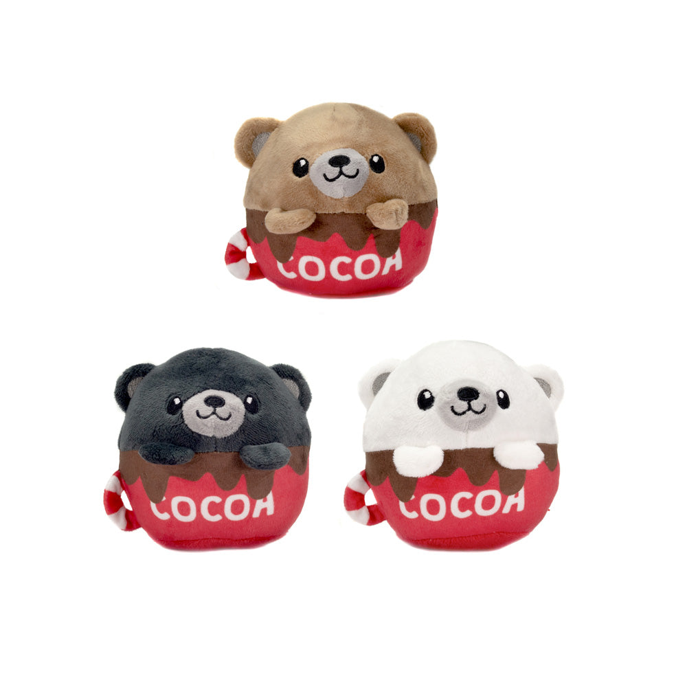 4IN 3ASST. BEARS IN COCO MUG - POLAR BEAR, GRIZZLY BEAR OR BLACK BEAR