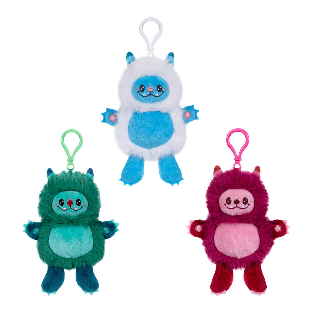 4" Sitting Yeti Keyclip